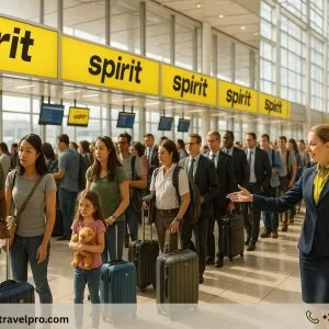Spirit airlines check-in- easy & quick