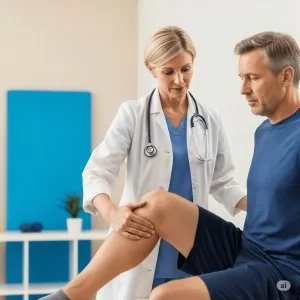 Physiotherapy for knee pain