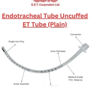 Uncuffed tracheal tube – sterile & single use