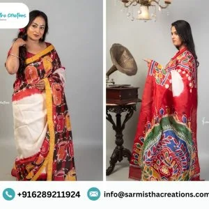 Shop pure tussar saree online at sarmistha creations – authentic
