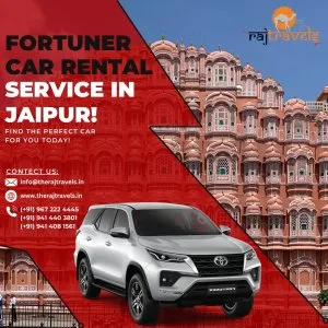 Hire fortuner in jaipur | raj travels car rental
