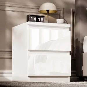 Modern bedside table that fits right in