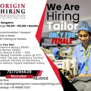 Tailoring for females skilled and unskilled
