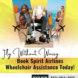 Fly without worry – book spirit airlines wheelchair assistance t