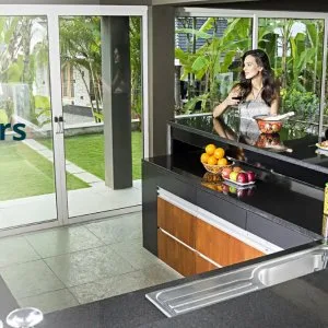 Aluminium door for kitchen – Eternia
