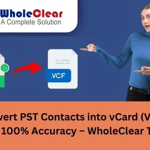 Convert pst contacts into vcard (vcf) with 100% accuracy