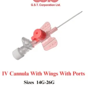 Trusted iv cannula with wing with port manufacturers