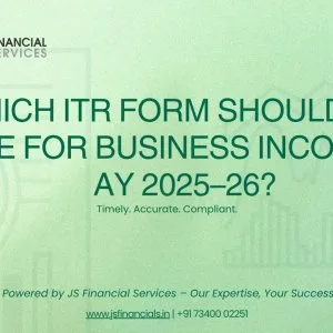 Business itr filing – ay 2025–26