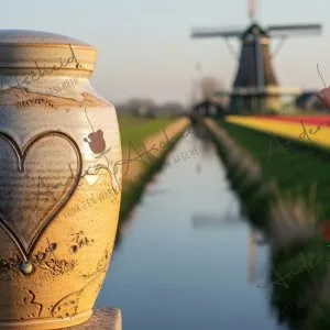 Mini urn hart, handgemaakte urntjes & knuffelsteentjes – herdenk