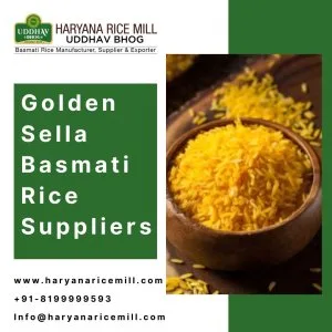 Golden sella basmati rice suppliers