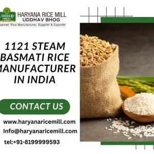 1121 steam basmati rice manufacturer in india