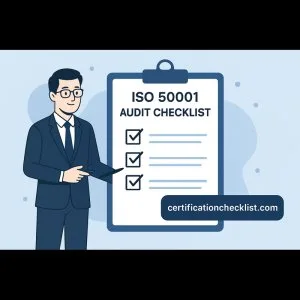 Iso 50001 editable audit checklist – certificationchecklistcom