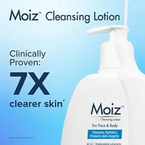 Gentle moiz cleansing lotion – face & body cleanser