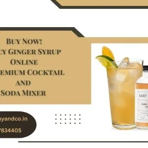 Buy spicy ginger syrup online – premium cocktail and soda mixer