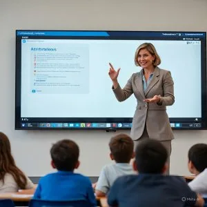 Braevo 86-inch smart interactive panel for classrooms & offices