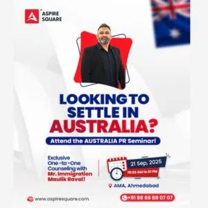 Australia pr seminar 2025 ahmedabad | aspire square
