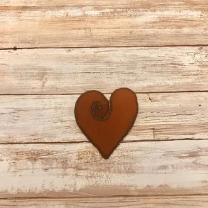 Rustic metal sign crafted for rustic elegance