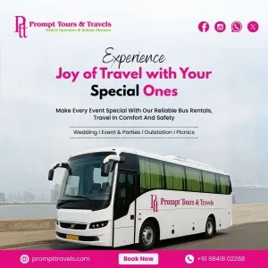 Bus for rent in chennai – reliable & comfortable travel