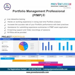 Top online institute for pfmp training in hyderabad|proventures