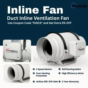 Inline duct fan