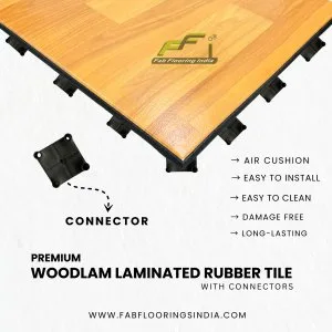 Rubber flooring in delhi | fab floorings india