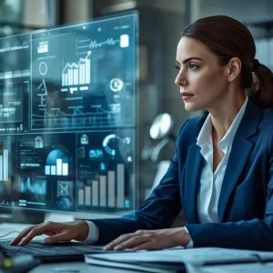Corporate women detective