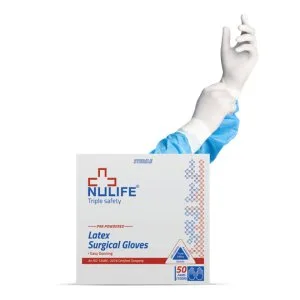 Nulife pre-powdered surgical gloves – trusted brand