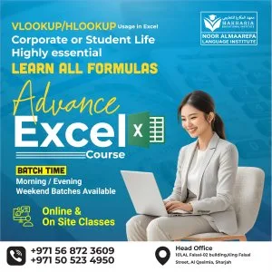 Master advanced excel with us call +971 56 872 3609
