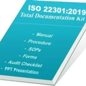 Iso 22301 documentation kit – audit checklist, manual, procedure