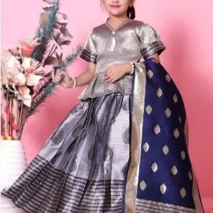 Baesd girls ready to wear lehenga & blouse with dupatta