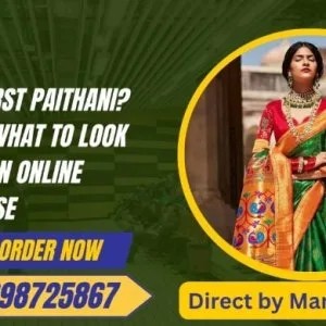 Which is the best website for paithani silk saree online shoppin