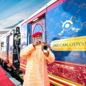 Royal journey on palace on wheels