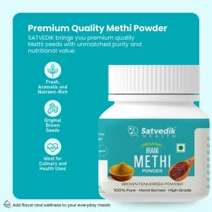 Buy pure irani methi seeds powder from satvedik