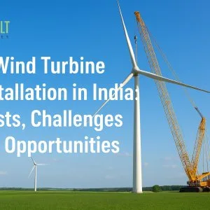 Wind turbine installation in india: costs, challenges & opportun