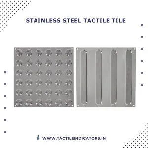 Stainless steel tactile tiles manufacturer & supplier in india