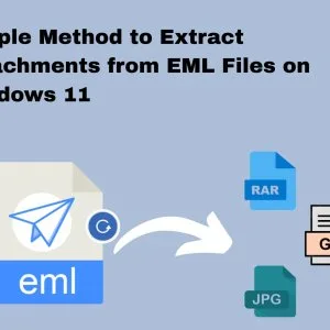 Simple method to extract attachments from eml files