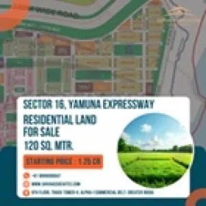 Explore prime residential land at sector 16, yamuna expressway