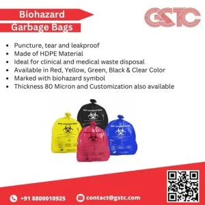 Heavy-duty biohazard bags for hospitals & labs