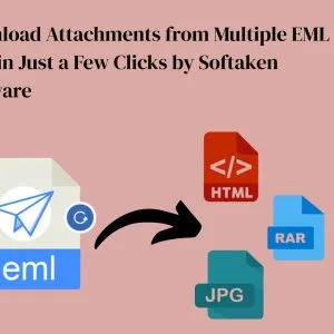 Download attachments from multiple eml files in just a few click
