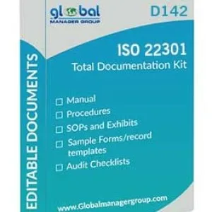 Iso 22301 documentation kit – bcms manual by global manager