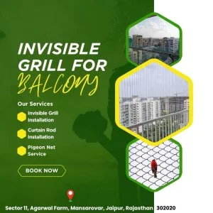 Invisible balcony grills for modern homes
