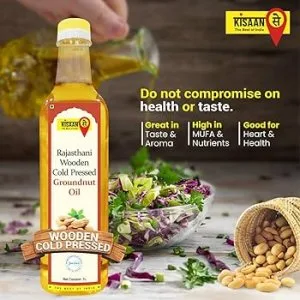 Best wood pressed groundnut oil – 100% pure, healthy & chemical-