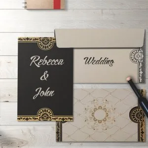 Invitation with flowers | floral wedding designs that impress