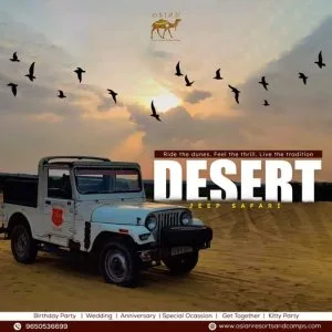 Camel safari & desert camping in osian