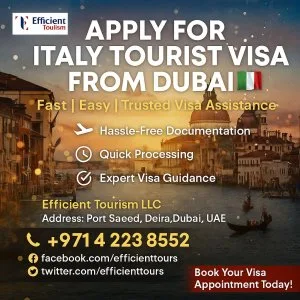 Your italian dream awaits – easy visa from dubai