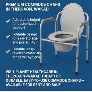 Portable commode chair in wakad