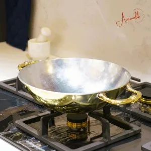 Aarambh pure brass kadhai