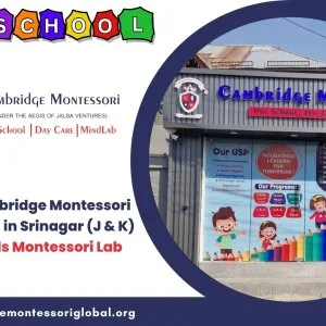 First cambridge montessori preschool in srinagar (j & k) with a