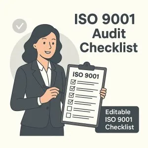 Readymade iso 9001 audit checklist