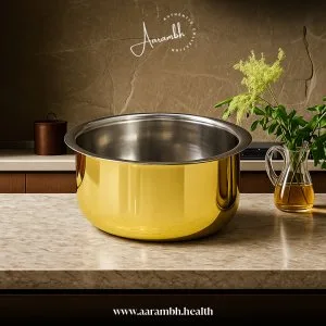 Aarambh® pure brass patila